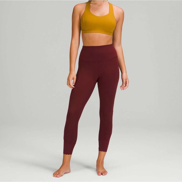 Lululemon Align Scalloped Hem High-Rise Pant 25"
Red Merlot - Picture 1 of 9